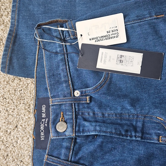 VERONICA BEARD Cameron Bootcut Jeans Cornflower - Picture 2 of 12